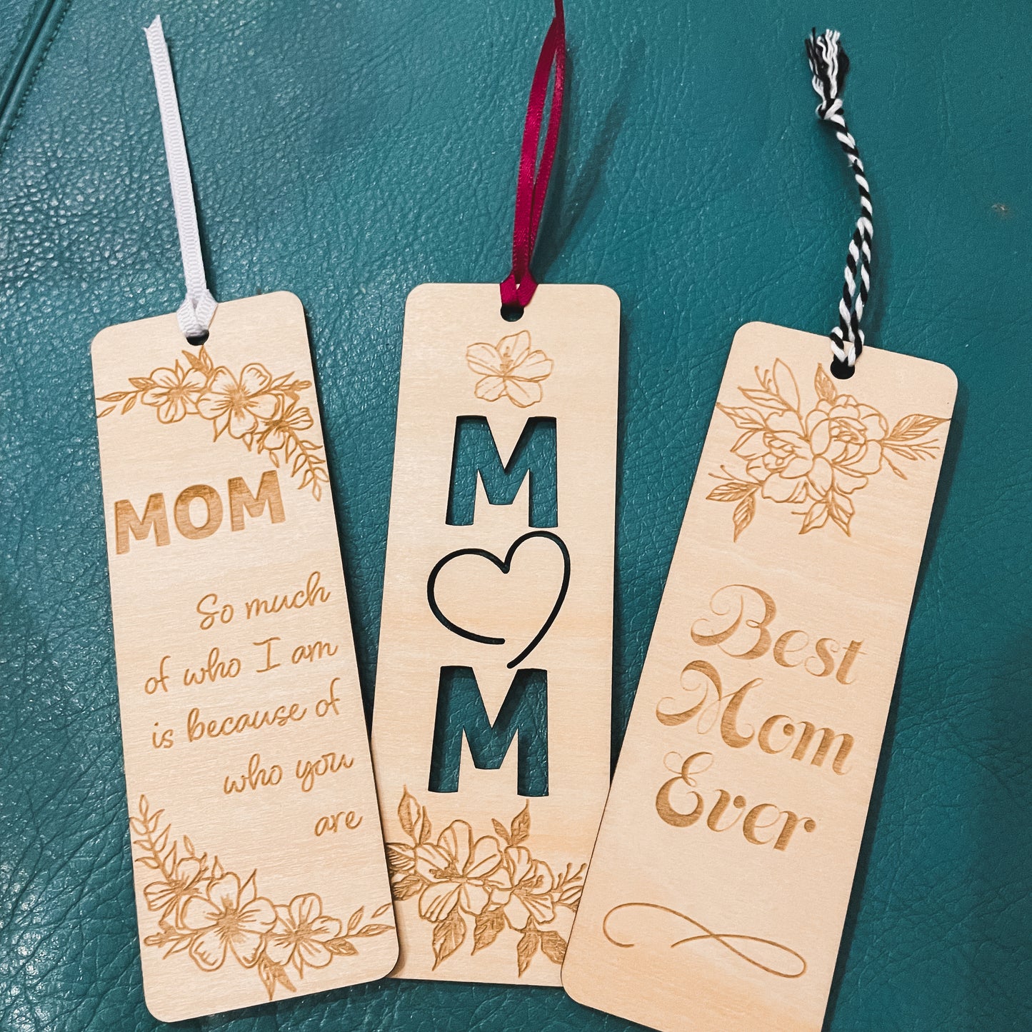 Engraved Wooden Bookmarks