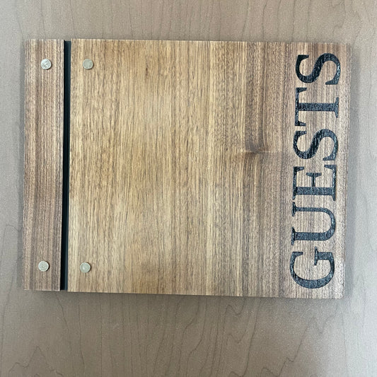Engraved Guest Book