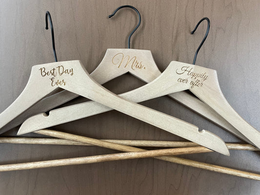 Engraved Wood Hanger