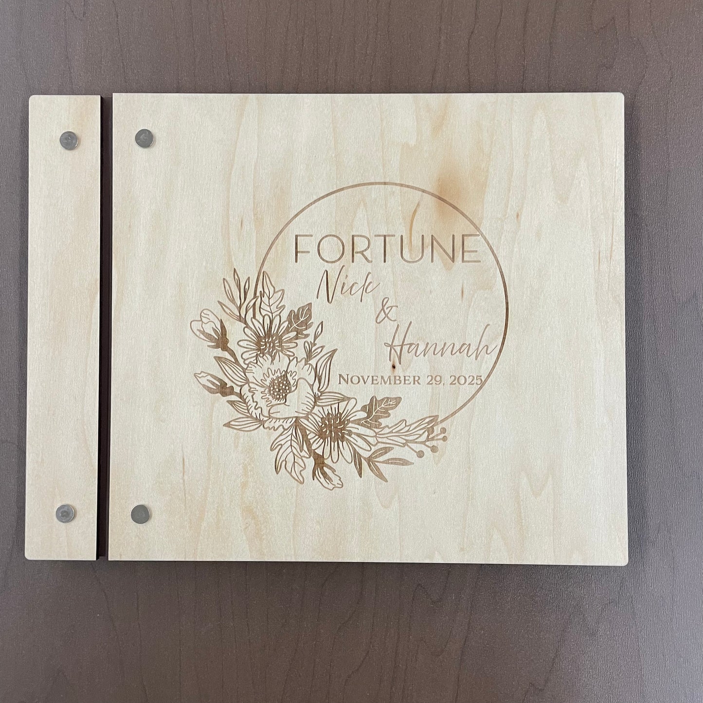 Engraved Guest Book
