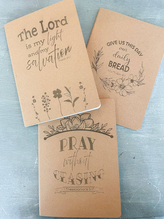 Engraved Notebook