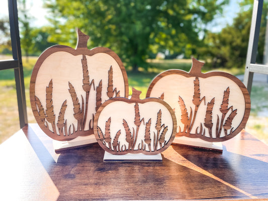 Fall Pumpkin Stand-Large